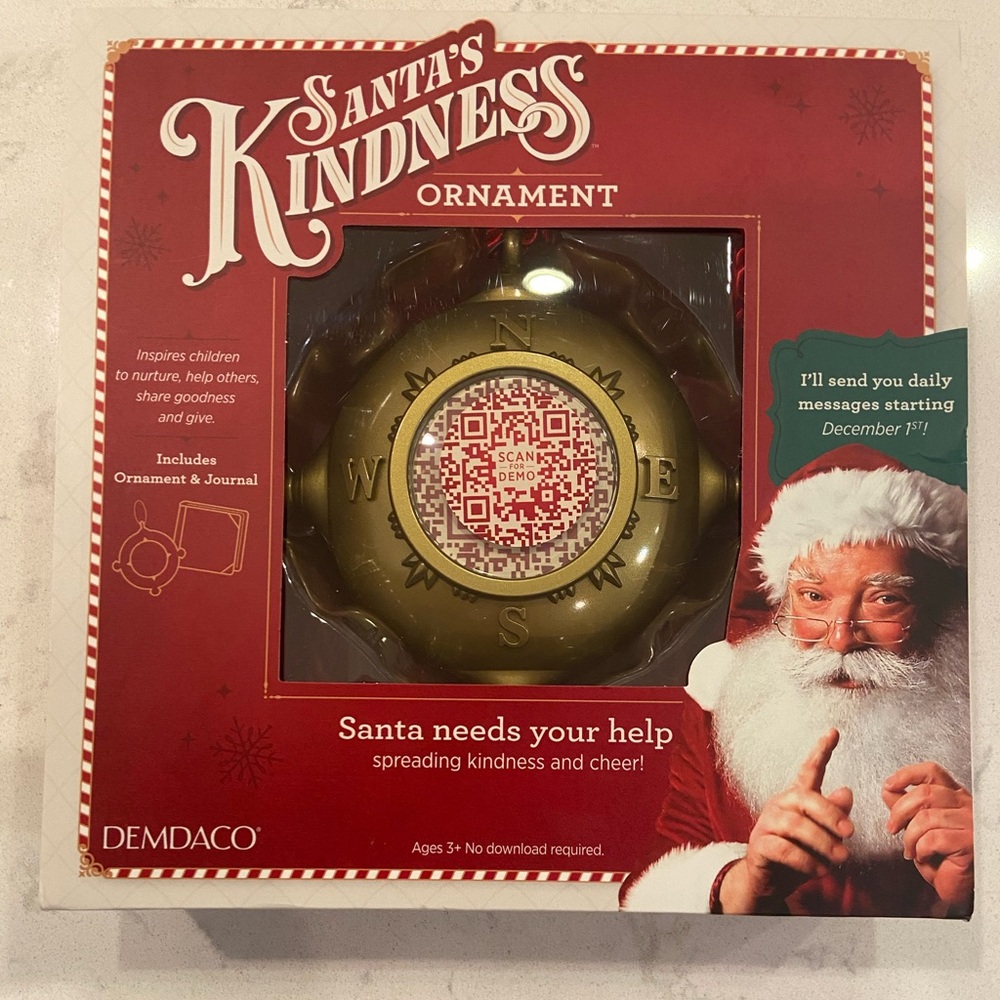 Santa’s Kindness Ornament and Journal